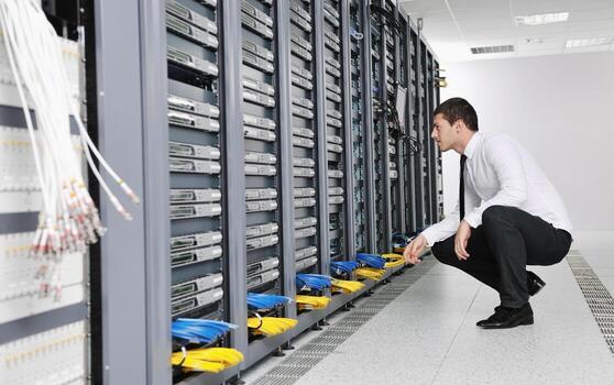 Modern Enterprise Data Center Server Racks